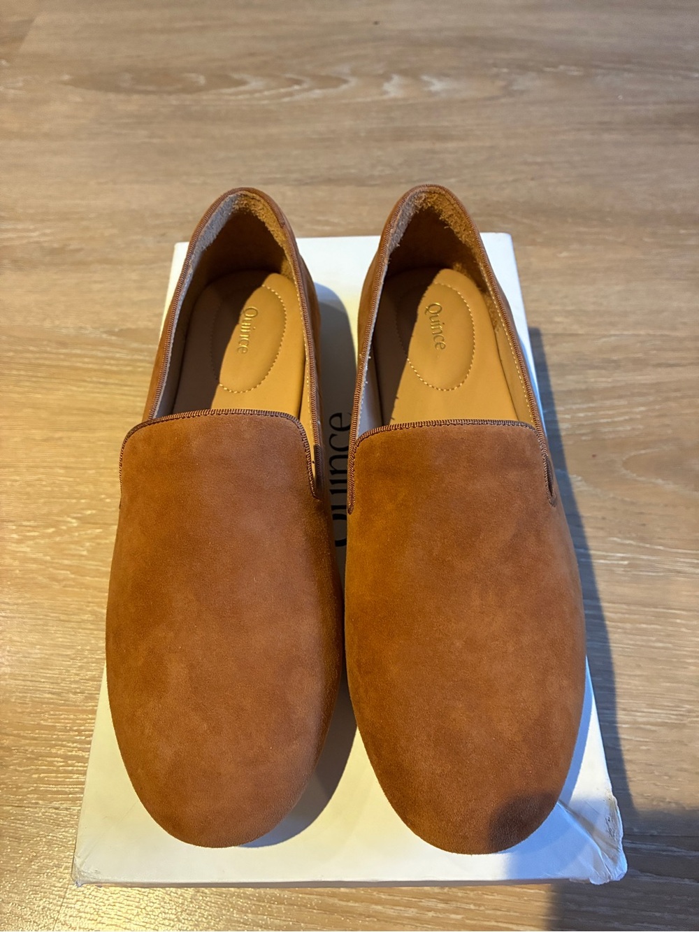 Quince Suede Italian Loafers - Picture 2 of 6